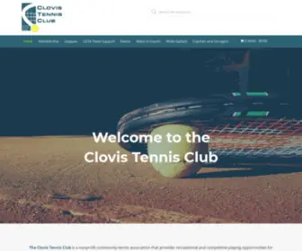 Clovistennisclub.com(The Clovis Tennis Club The Clovis Tennis Club) Screenshot