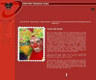 Clown-Elli-Pirelli.de(Clown) Screenshot
