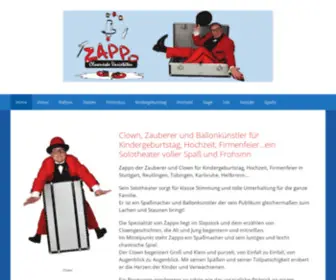 Clown-Zappo.de(Tübingen) Screenshot