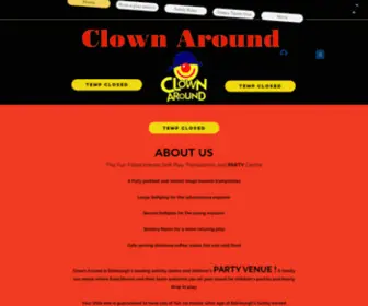 Clownaroundedinburgh.co.uk(Clown Around) Screenshot