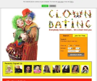 Clowndating.com(Clown Dating) Screenshot