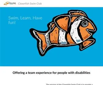 Clownfishswimclub.com(Clownfish Swim Club) Screenshot