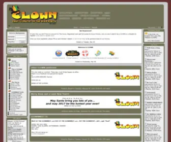 Clownguild.org(The Circus) Screenshot