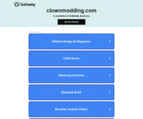 Clownmodding.com(网站改版中) Screenshot