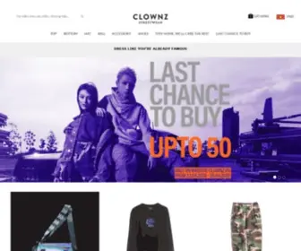 Clownz.vn(CLOWNZ STREETWEAR) Screenshot