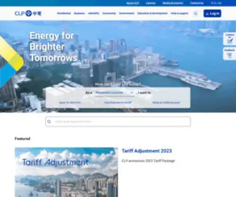 CLP.com.hk(CLP Power Hong Kong Limited) Screenshot