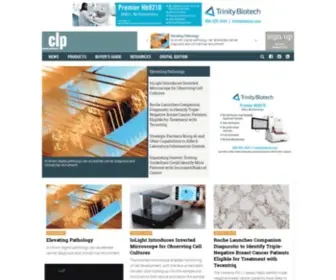 CLpmag.com(Clinical Lab Products) Screenshot