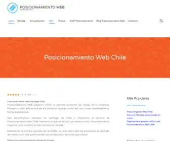 Clposicionamiento.cl(Posicionamiento Web Chile Precios Posicionamiento En Google SEO) Screenshot