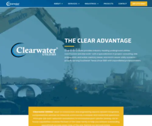 CLR-WTR.com(Clearwater Utilities) Screenshot