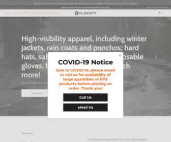 Clsafety.com(CL Safety) Screenshot