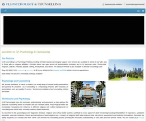 CLscounselling.org.au(Christian Psychologists Melbourne) Screenshot