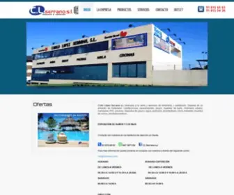 Clserrano.com(Saneamientos, calefacción y piscinas en Villanueva de la Cañada) Screenshot