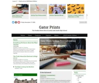 CLsgatorprints.com(The Student News Site of Crystal Lake South High School) Screenshot