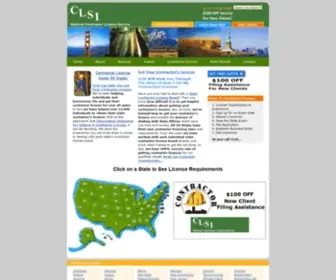 Clsi.com(How To Get A Contractor's License) Screenshot