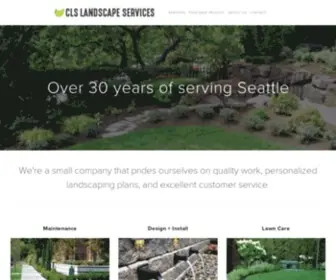 CLslandscapeservices.com(CLS LANDSCAPE SERVICES) Screenshot