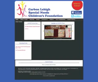 CLSNCF.org(Carbon Lehigh Special Needs Children's Foundation) Screenshot