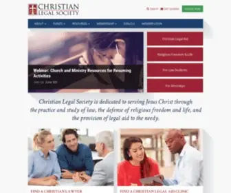 CLsnet.org(Christian Legal Society) Screenshot
