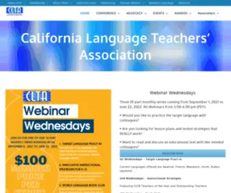 Clta.net(California Language Teachers' Association) Screenshot