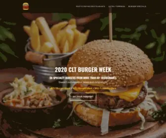 CLtburgerweek.com(Charlotte (CLT) Burger Week 2020) Screenshot