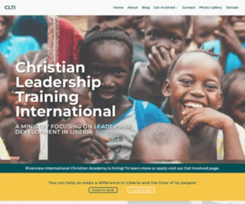 Cltinternational.org(Christian Leadership Training International) Screenshot