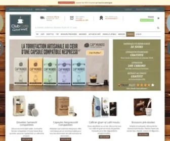 Club-Cafe-Gourmet.fr(Dosette) Screenshot