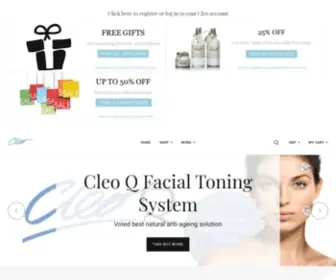 Club-Cleo.com(Cleo Innovative Natural Health Beauty & Wellbeing Solutions) Screenshot