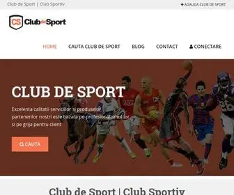Club-DE-Sport.ro Screenshot