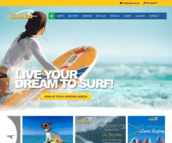 Club-ED.com(Learn to Surf) Screenshot