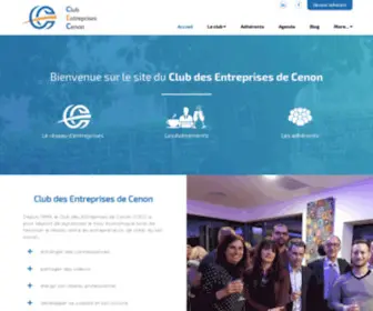 Club-Entreprises-Cenon.fr(Club Entreprises Cenon) Screenshot