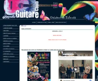Club-Guitare-Lannilis.com(Tout pour jouer de la guitare) Screenshot