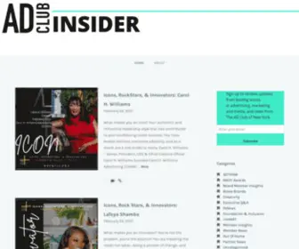 Club-Insider.com(Access to the leading voices in advertising) Screenshot