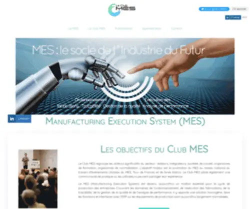 Club-MES.com(Vous avez un projet MES usine 4.0 (Manufacturing Execution System)) Screenshot