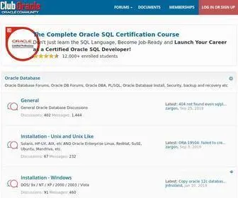 Club-Oracle.com(Club Oracle Forums) Screenshot