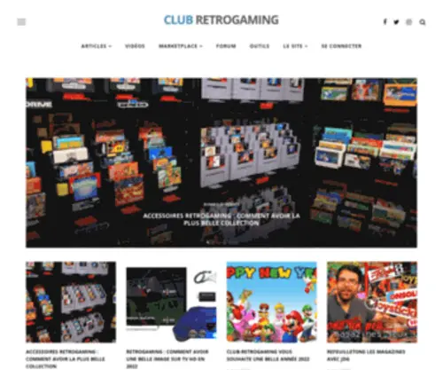 Club-Retrogaming.fr(Club Retrogaming) Screenshot