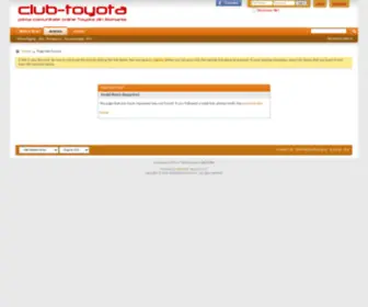 Club-Toyota.ro(Club Toyota Romania) Screenshot