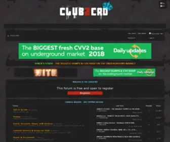 Club2CRD.cc(Кардинг форум) Screenshot