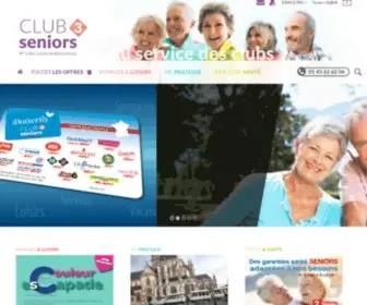 Club3.com(1er site des clubs seniors) Screenshot