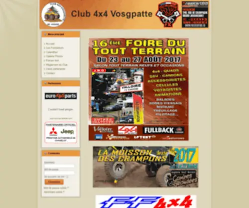 Club4X4Vosgpatte.com(Club 4x4 Vosgpatte) Screenshot