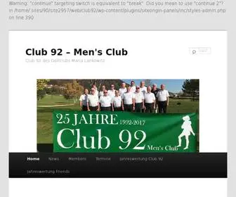 Club92.at(Club 92) Screenshot