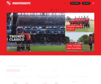 Clubaindependiente.com.ar(Fútbol) Screenshot