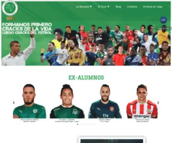 Clubalexisgarcia.com(Escuela de Fútbol En Medellin) Screenshot