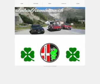 Clubalfamania.ch(Club Alfa Mania) Screenshot