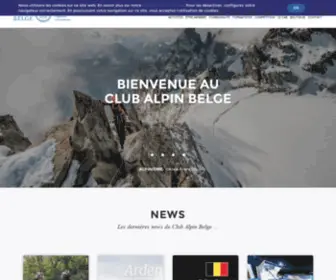 Clubalpin.be(Clubalpin) Screenshot