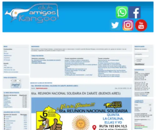 Clubamigoskangoo.com.ar(Club Amigos Kangoo Argentina) Screenshot