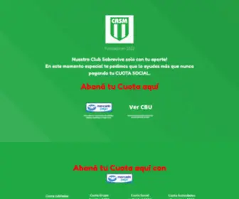 Clubatleticosanmiguel.com.ar(Club) Screenshot