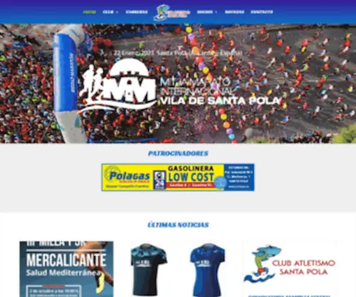 Clubatletismosantapola.com(Club de Atletismo Santa Pola) Screenshot