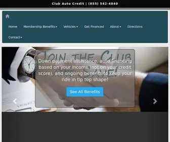 Clubautocredit.com Screenshot