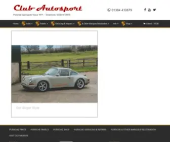 Clubautosport.co.uk(Club Autosport Ltd) Screenshot