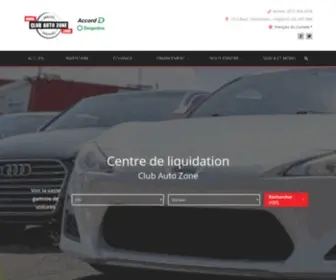 Clubautozone.ca(Concessionnaire automobile d'occasion à Longueuil Rive Sud) Screenshot