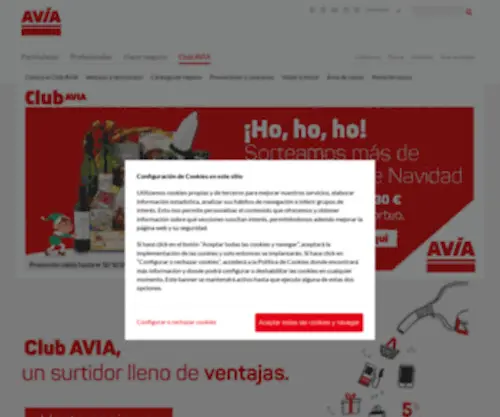 Clubavia.es(Club AVIA) Screenshot